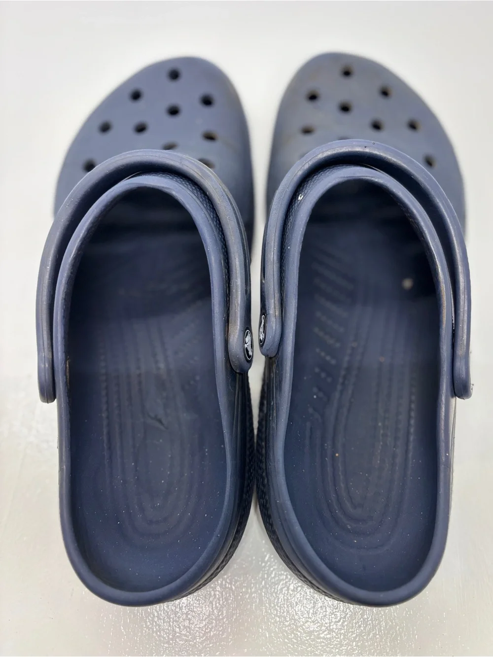 Crocs Classic Clogs Navy Blue Men’s Size 11 Slip On Comfort Shoes